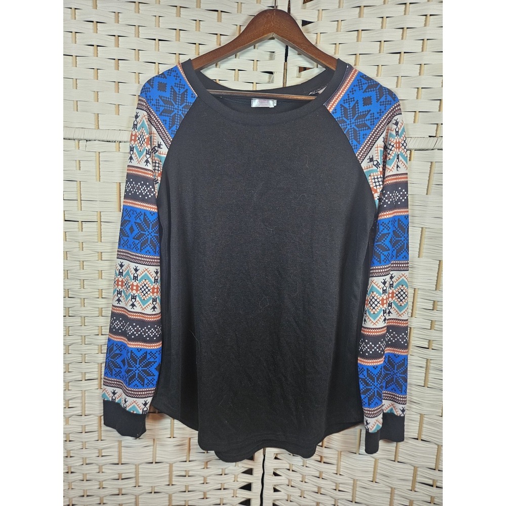 Halife Womens Top Sz M Ski Raglan Sleeves Winter Snow